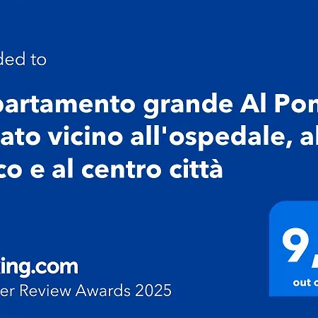 Grande Al Ponte. Situato Vicino All'ospedale, Al Parco E Al Centro Citta *